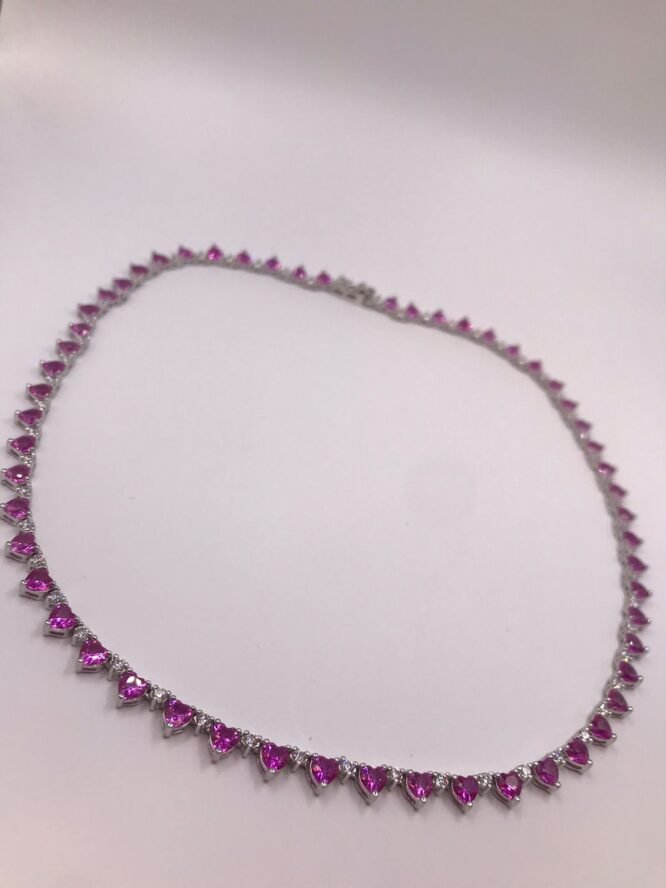 Colar rosa